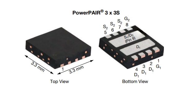 Vishay / Siliconix SiZ254DT双N沟道70V (D-S) MOSFET